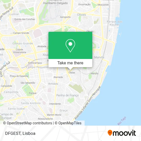 DFGEST map