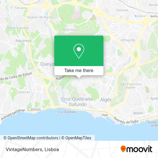 VintageNumbers map