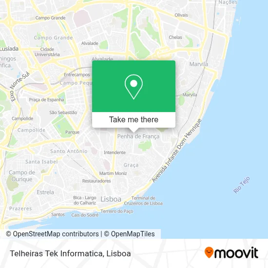 Telheiras Tek Informatica map