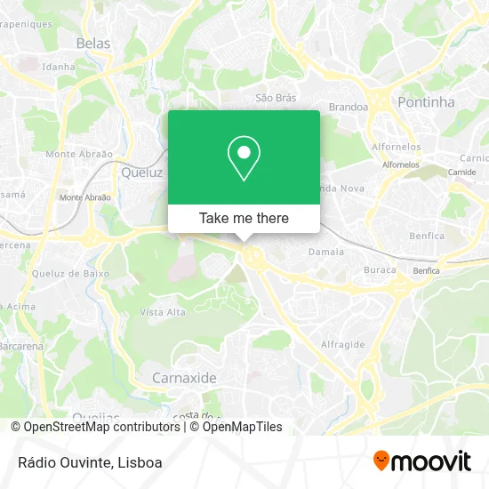 Rádio Ouvinte map