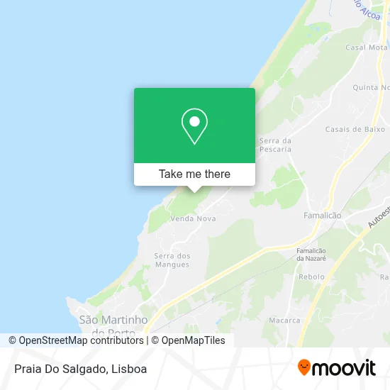 Praia Do Salgado map