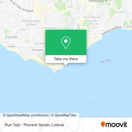 Run Tejo - Prevent Sprain map