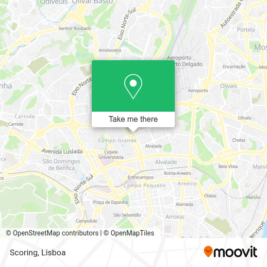 Scoring map