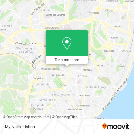 My Nails map
