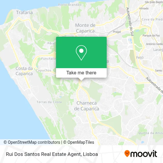 Rui Dos Santos Real Estate Agent map