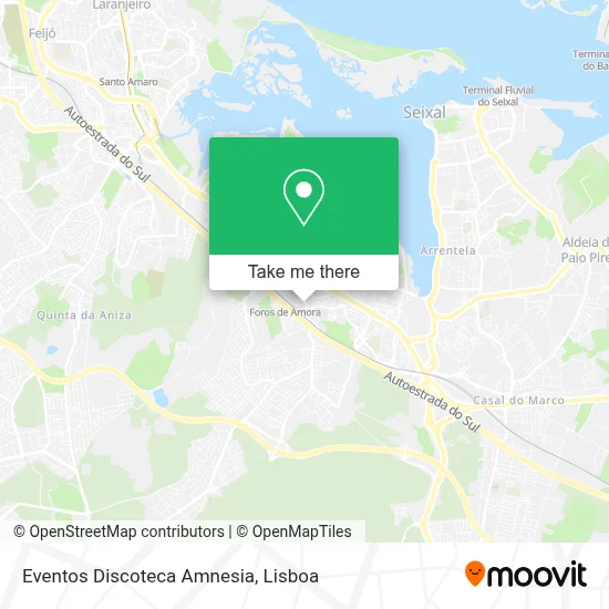 Eventos Discoteca Amnesia map