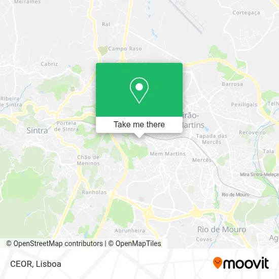 CEOR map