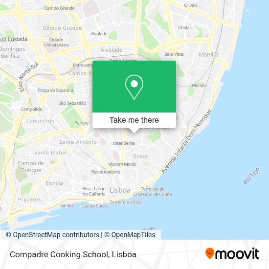 Compadre Cooking School map