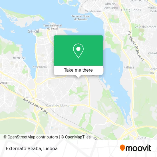 Externato Beaba map