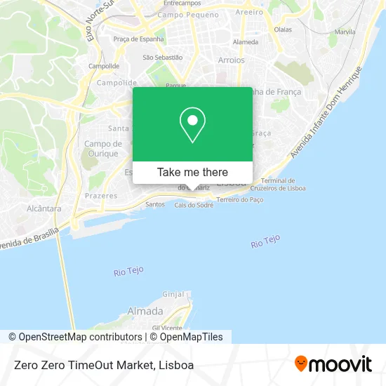 Zero Zero TimeOut Market map