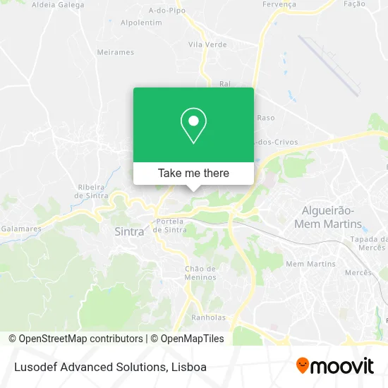 Lusodef Advanced Solutions map