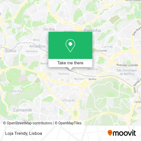 Loja Trendy mapa