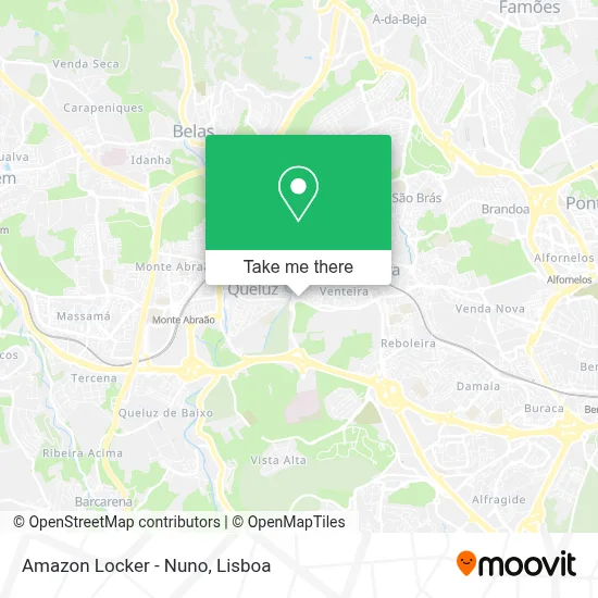 Amazon Locker - Nuno map