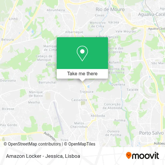 Amazon Locker - Jessica map