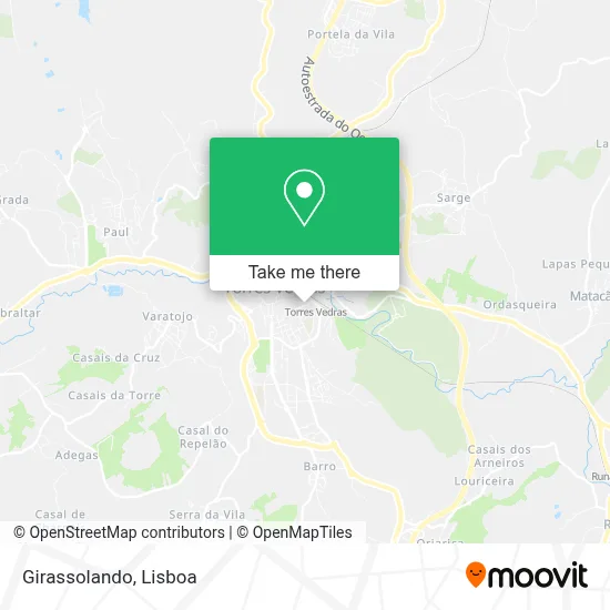 Girassolando map