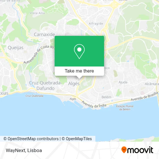 WayNext map