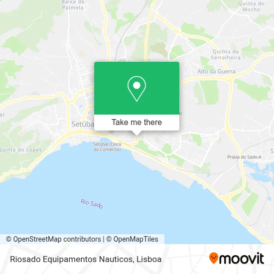Riosado Equipamentos Nauticos map