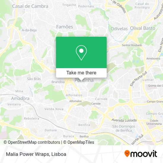 Malia Power Wraps map