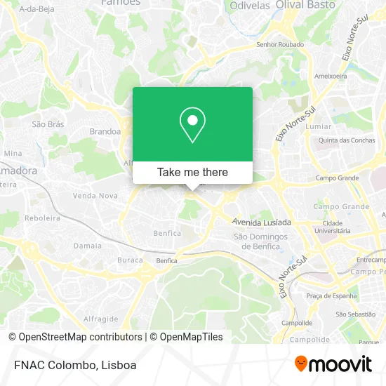 FNAC Colombo map