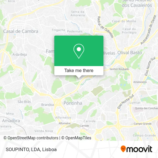 SOUPINTO, LDA map