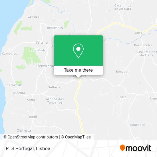 RTS Portugal mapa
