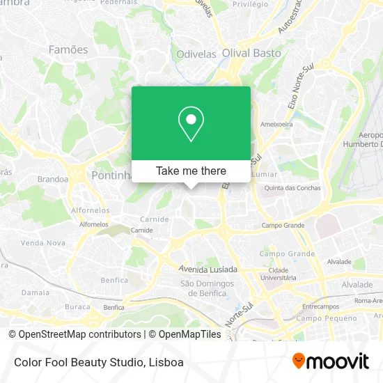 Color Fool Beauty Studio map