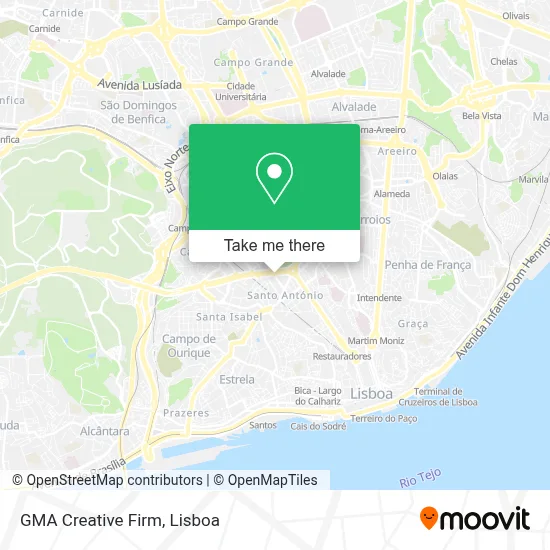 GMA Creative Firm map