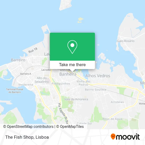 The Fish Shop map