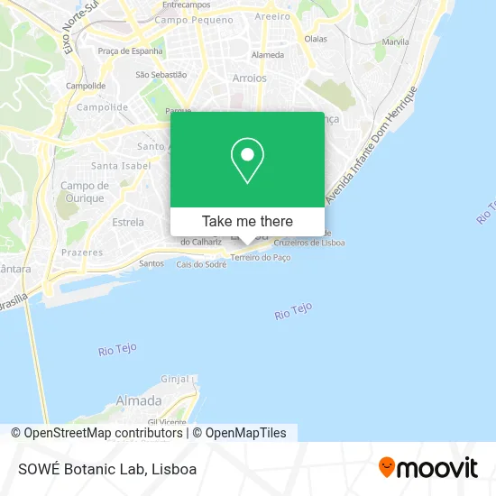 SOWÉ Botanic Lab map