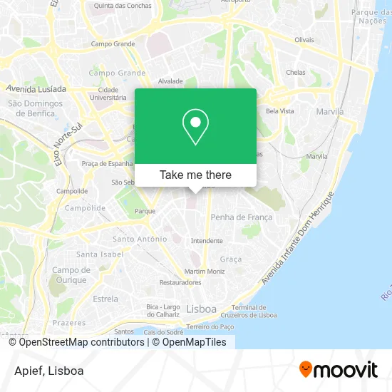 Apief map