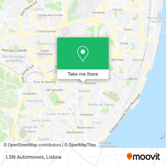 LSN Automoveis map