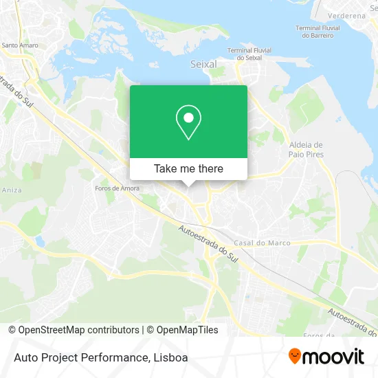 Auto Project Performance map
