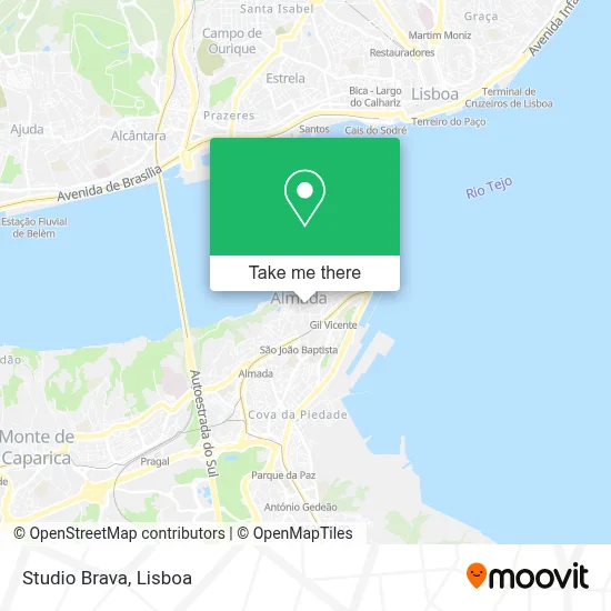 Studio Brava map