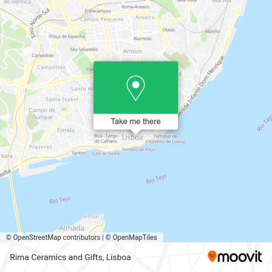Rima Ceramics and Gifts map
