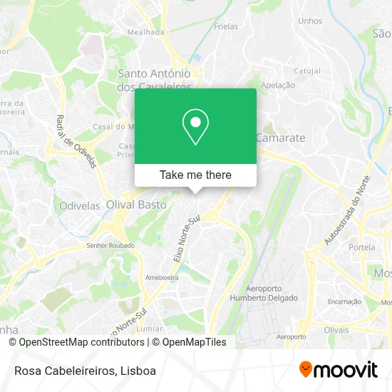 Rosa Cabeleireiros map