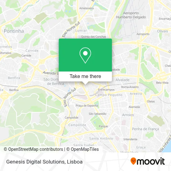 Genesis Digital Solutions map