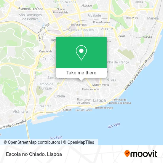 Escola no Chiado map