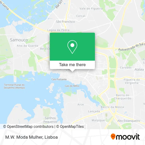M.W. Moda Mulher map