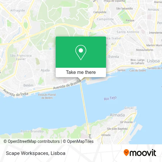 Scape Workspaces mapa