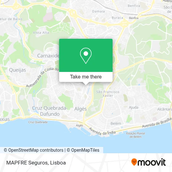 MAPFRE Seguros map