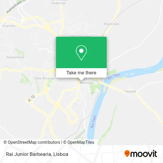 Rai Junior Barbearia map