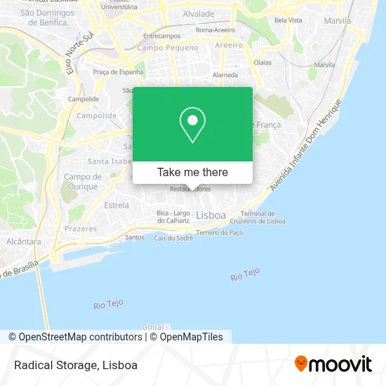 Radical Storage map
