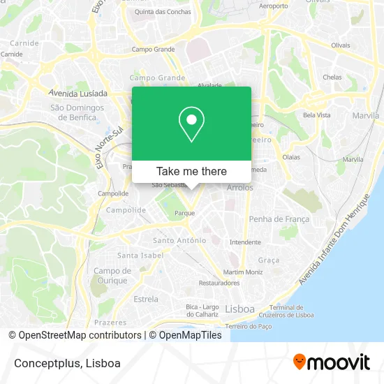 Conceptplus map