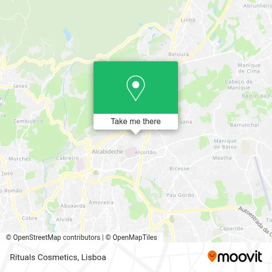 Rituals Cosmetics mapa
