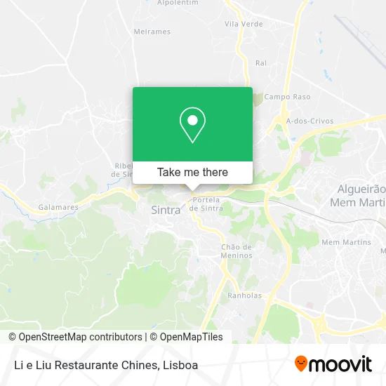 Li e Liu Restaurante Chines map