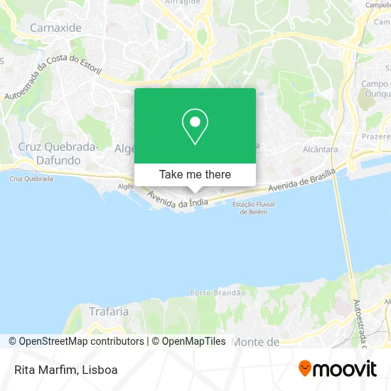 Rita Marfim map