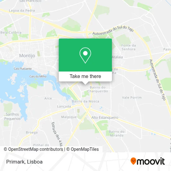 Primark map
