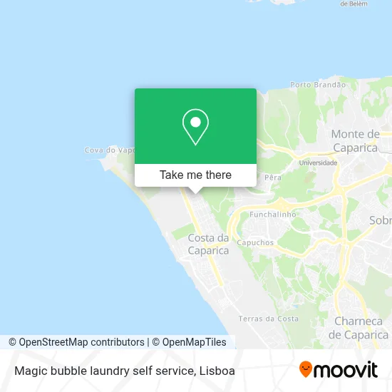 Magic bubble laundry self service map