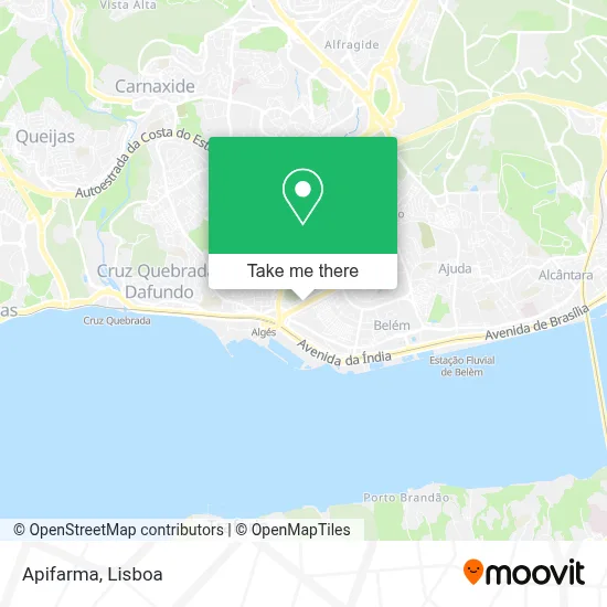 Apifarma map