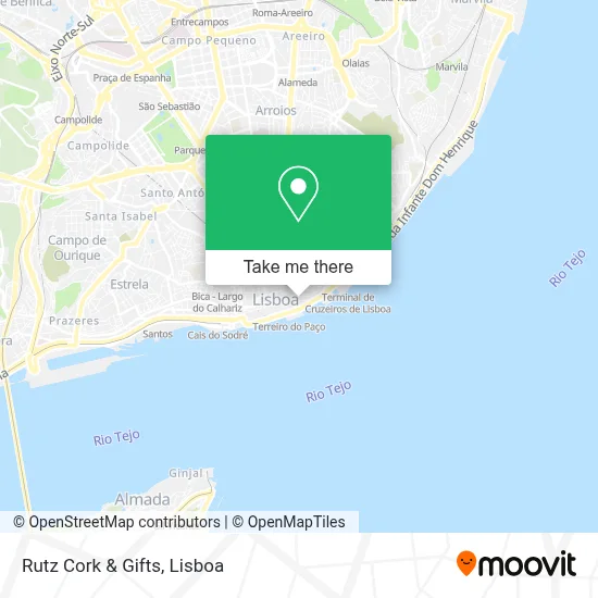 Rutz Cork & Gifts map
